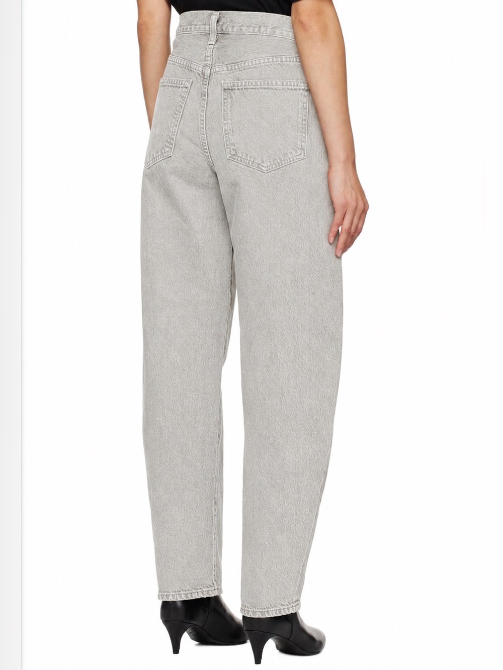 AGOLDE Ballon Jean in Pale Grey - Picture 3 of 11